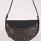 Goyard Noir Goyardine Hirondelle Crossbody