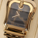 Fendi Leopard Pony Hair Buckle Motif Watch 32mm