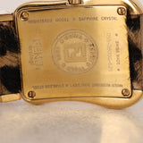 Fendi Leopard Pony Hair Buckle Motif Watch 32mm