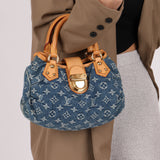 Louis Vuitton 2005 Monogram Denim Pleaty