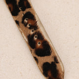 Fendi Leopard Pony Hair Buckle Motif Watch 32mm