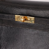 Ultra-Rare Hermès 2008 Bleu Marine Lizard Mini Kelly 20