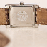 Fendi Zucchino Monogram Stainless Steel Silver Watch 24mm