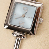 Gucci 1900L Stainless Steel Blue Face Watch 22mm