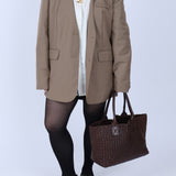 Limited Edition Bottega Veneta Intrecciato Mini Cabat w/ Pouch