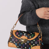 Louis Vuitton x Takashi Murakami Multicolor Monogram Beverly Shoulder Bag