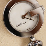 Gucci 300 G Silver Bezel Charms Watch 24mm