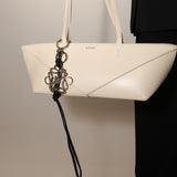 Loewe Metal Anagram and Calfskin Bag Charm