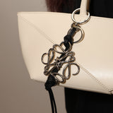 Loewe Metal Anagram and Calfskin Bag Charm