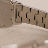 Cartier Stainless Steel and Yellow Gold Santos Garbe Watch 23mm