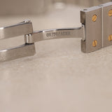 Cartier Stainless Steel and Yellow Gold Santos Garbe Watch 23mm