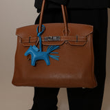 Hermès 2022 Bleu Zanzibar Rodeo PM Bag Charm