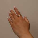 Cartier 18K RG Diamond Love Ring