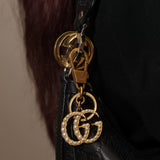 Gucci Pearl Double GG Bag Charm