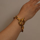 Celine Macadam Arc Chain Bracelet