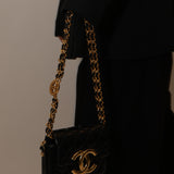 Vintage Chanel 24K GP Lambskin Double Chain Belt