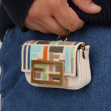 Fendi Multicolor Zucca Canvas Nano Baguette
