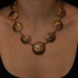 Chanel 70s-80s Medallions Necklace 24k GP