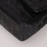Limited Edition Chanel 2014 Calfskin CC Stitched Medium Single Flap