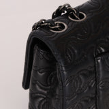 Limited Edition Chanel 2014 Calfskin CC Stitched Medium Single Flap