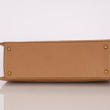 Chanel 1997 Caviar Turnlock Beige Chain Bag
