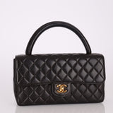 Chanel 1991 Lambskin Top Handle Kelly