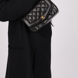 Chanel 1994 Small Black Diana 24K GP