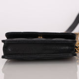 Chanel 2022 Caviar Quilted Twist Your Buttons Coin Purse With Chain