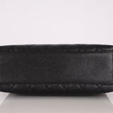 Chanel 2001 Caviar Kelly Turnlock Top Handle 24K GP