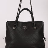 Chanel 2016 Grained Vegetal Calfskin Urban Shopping Tote
