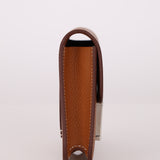 Hermès Gold Epsom Constance Slim Wallet w/ Custom Strap PHW