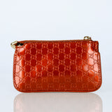 Gucci Patent Monogram Key Pouch