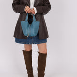 Hermès 2012 Blue Jean Clemence Picotin 18