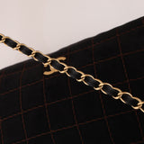 Chanel 2002 Suede Chocolate Bar Camera Bag 24K GP