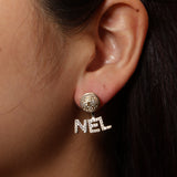 Chanel 2022 Pearl and Crystal Logos Stud