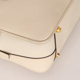 Prada Saffiano Ivory Leather Top Handle