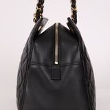 Chanel 2013 Lambskin Diamond CC Chain Tote