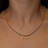 Dior Micro Logo Charms Necklace