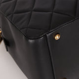 Chanel 2013 Lambskin Diamond CC Chain Tote