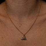 Dior Double Saddle Bag Pendant Necklace