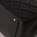 Chanel 2013 Lambskin Diamond CC Chain Tote