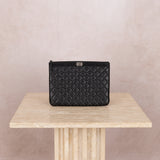 Chanel Lambskin Black Quilted Pouch