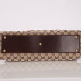 Gucci Monogram Leather Braided Tote
