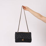 Chanel 1995 Lambskin Classic Medium Double Flap 24K GP