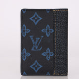 Louis Vuitton Record Navy Monogram Bifold Cardholder