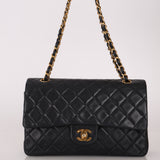 Chanel 1995 Lambskin Classic Medium Double Flap 24K GP