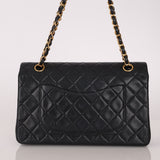 Chanel 1995 Lambskin Classic Medium Double Flap 24K GP