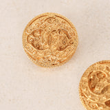 Chanel 1994 Coco Mark Clip-On Earrings 24K GP