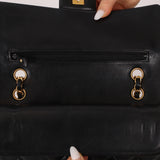 Chanel 1995 Lambskin Classic Medium Double Flap 24K GP