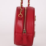 Chanel 2020 Lambskin Lucky Charms Round Crossbody